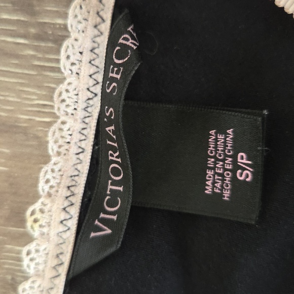 Vintage Y2K Victoria's Secret Elegant Black Satin Lace Trim Slip Chemise Dress - Picture 5 of 9